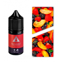 Рідина ALCHEMIST SALT 30 МЛ 50 МГ MOJO (Малина Чорниця Персик)