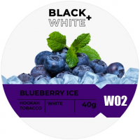 Табак BLACK&WHITE02 Чорниця Лід 40 г